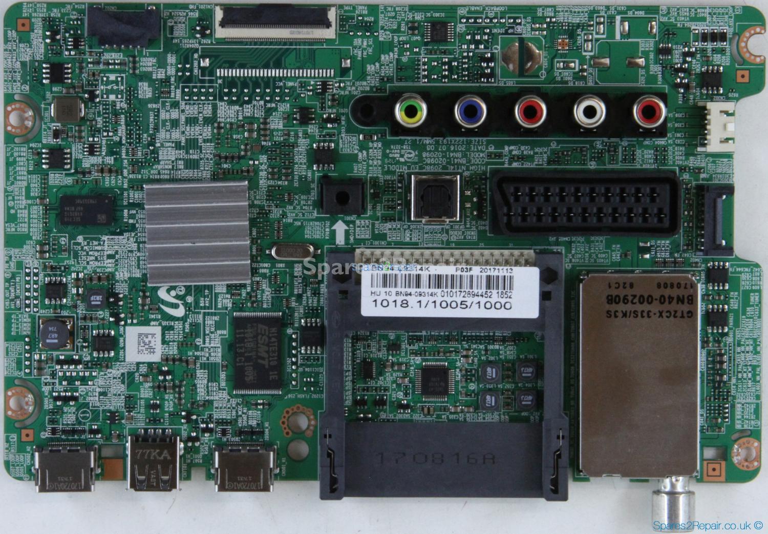 Samsung T32E310EX - Main AV - BN94-09314K - BN41-02098C - HIGH_NT14L_2098B_EU_MIDDLE