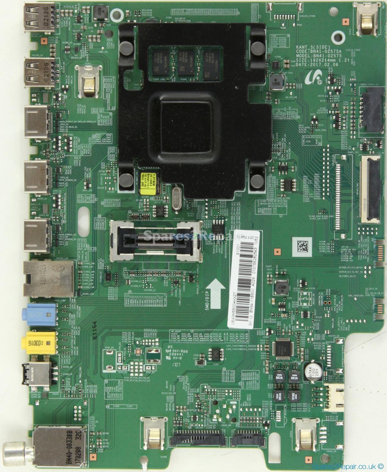 Samsung UE43M5500AK - Main AV - BN94-11890U - BN41-02575A - KANT_S(SIDE)