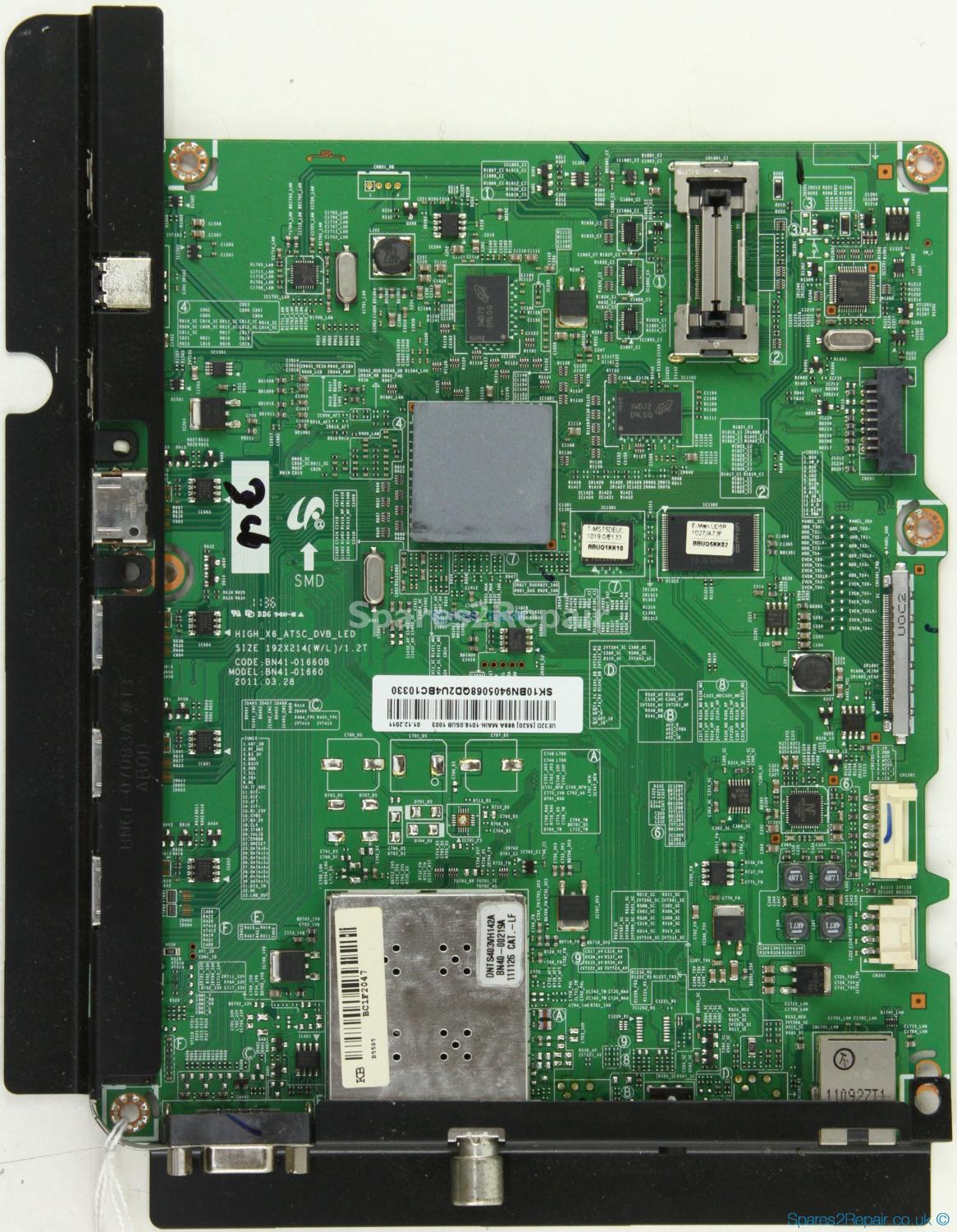 Samsung UE32D5520RK - Main AV - BN94-05068Q - BN41-01660B - HIGH_X6_ATSC_DVB_LED
