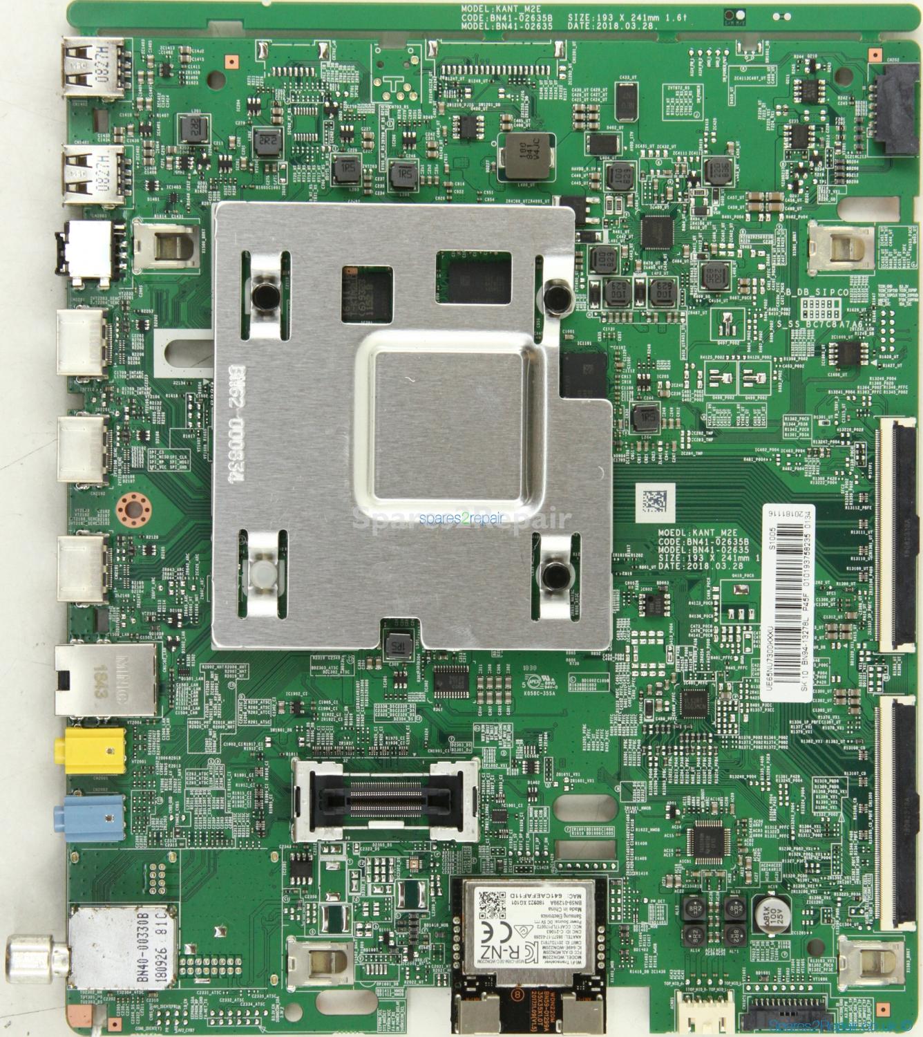 Samsung UE65NU7300K - Main AV - BN94-13278L - BN41-02635B - KANT_M2E