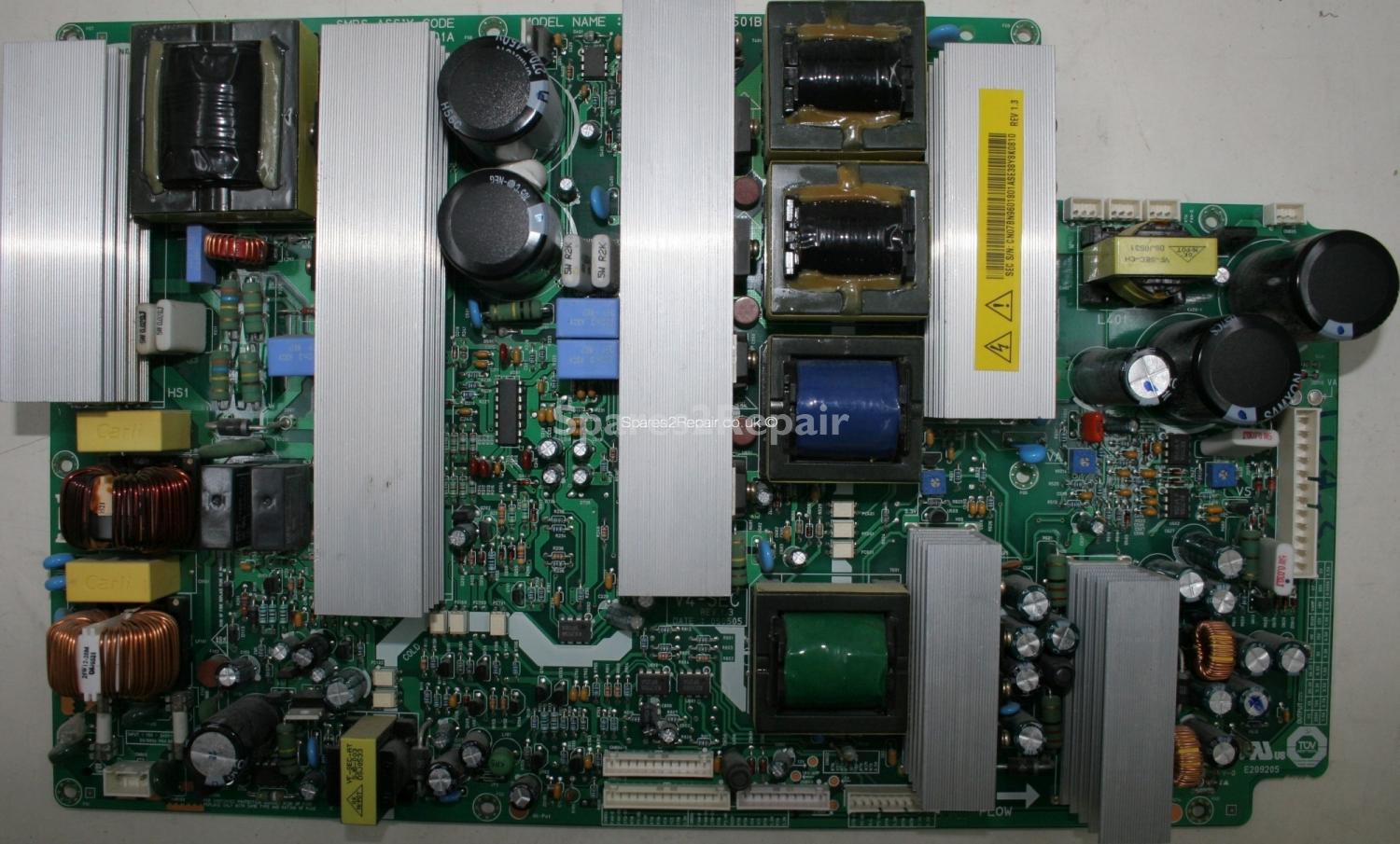 Samsung PS-42S5H - PSU - BN96-01801A - V4-SEC - PSPF501B01A - REV 1.3