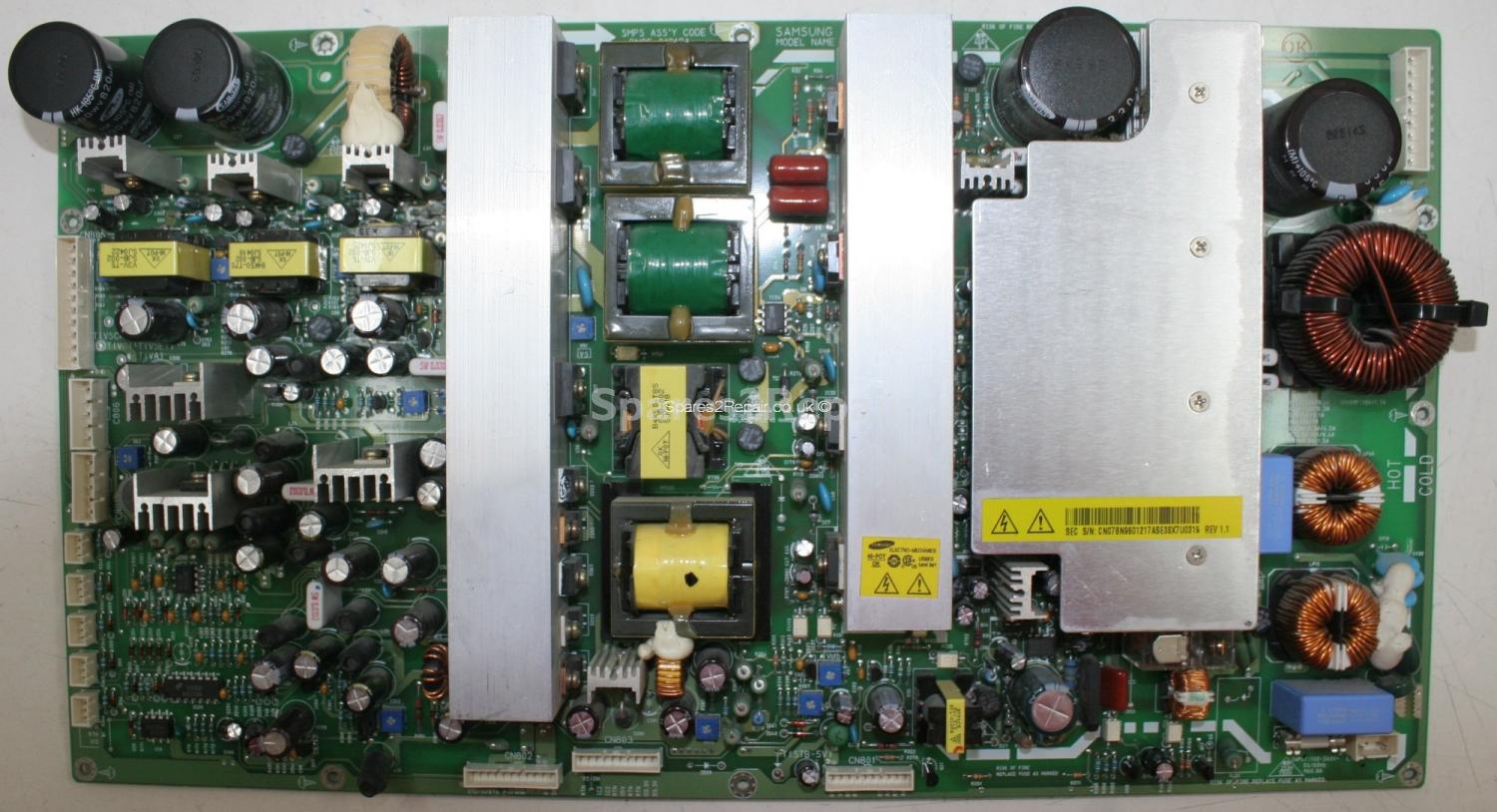 Samsung PS-42V4S - PSU - BN96-01217A REV1.1 - V3V
