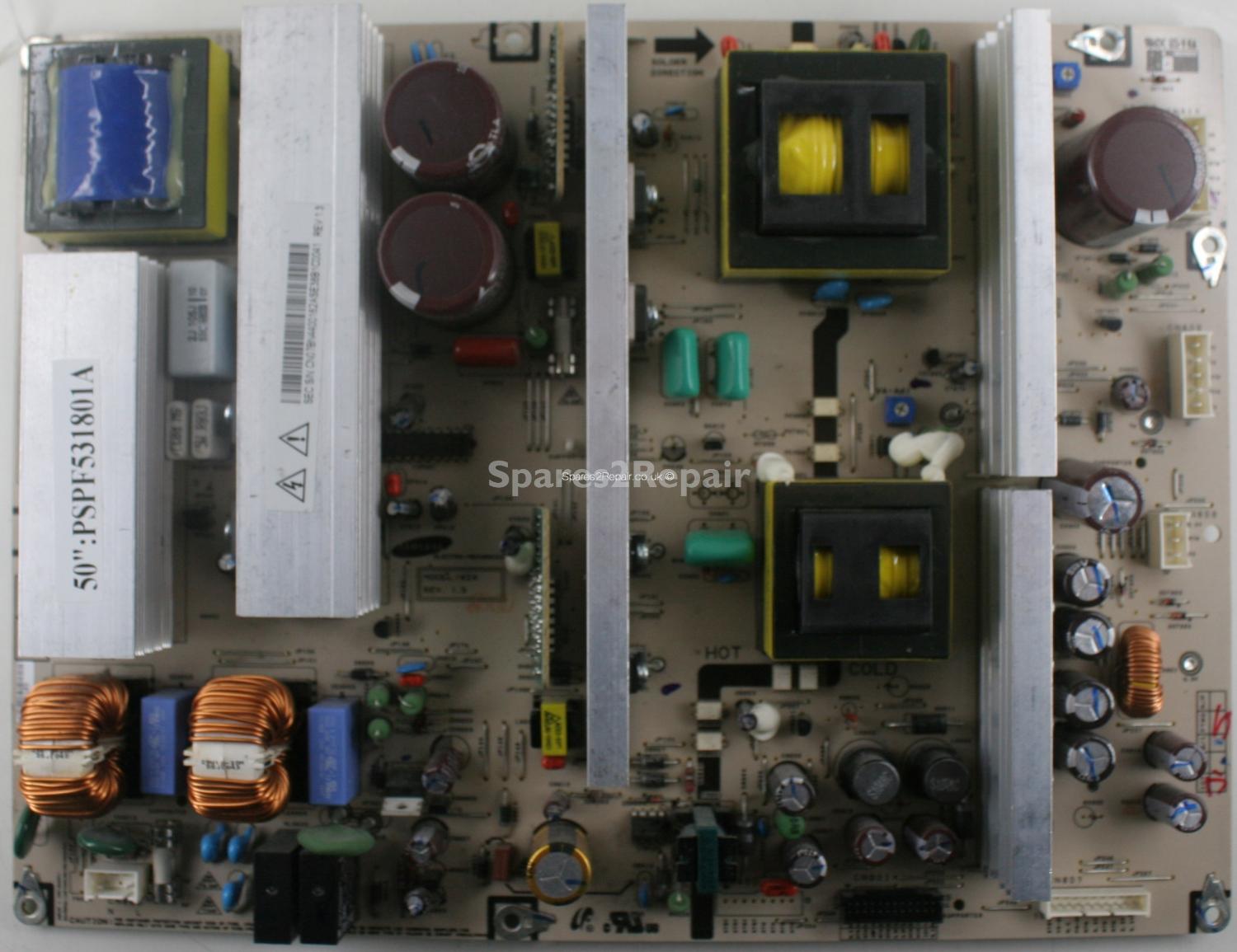 Samsung PS-50Q97HD - PSU - BN44-00162A REV 1.3 - PSPF531801A - W2A