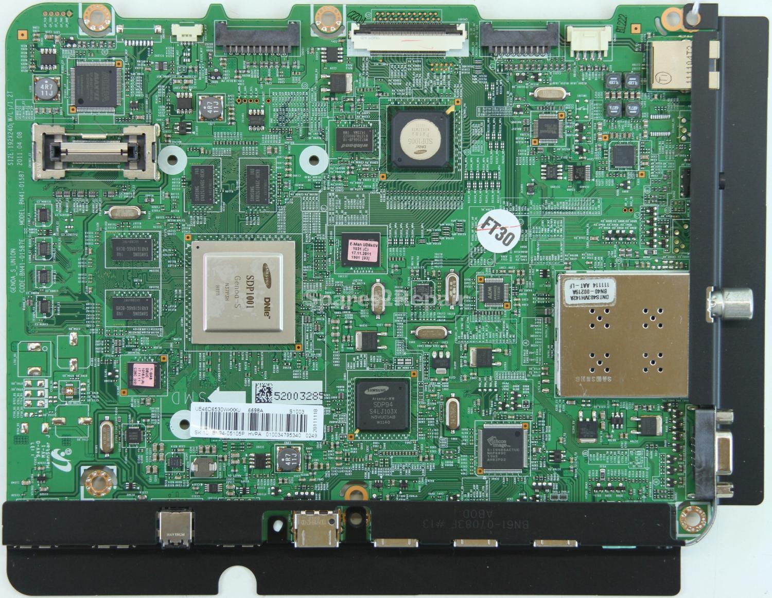 Samsung UE46D6505VK - Main AV - BN94-05105P - BN41-01587E - GENOA_S_UNION
