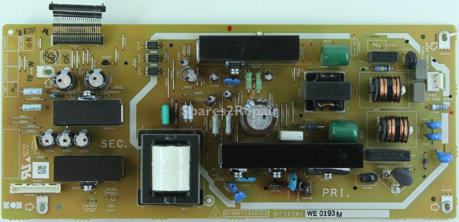 Sharp LC-32DH57E-BK - PSU - QPWBFF063WJZZ - KF063WJ