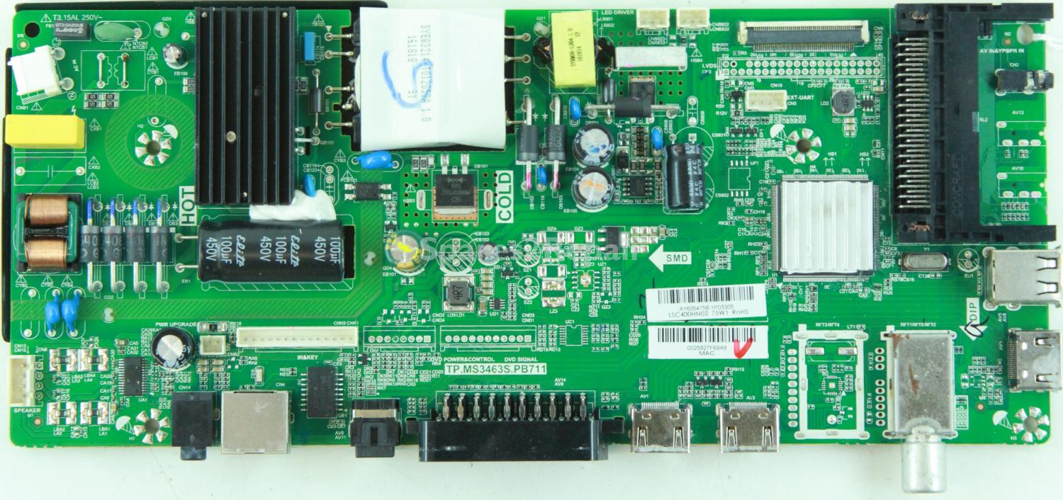 Sharp LC-40CFF4041K - Main AV - TP.MS3463S.PB711 - LSC400HN02 - A16054758 - 14Q-3