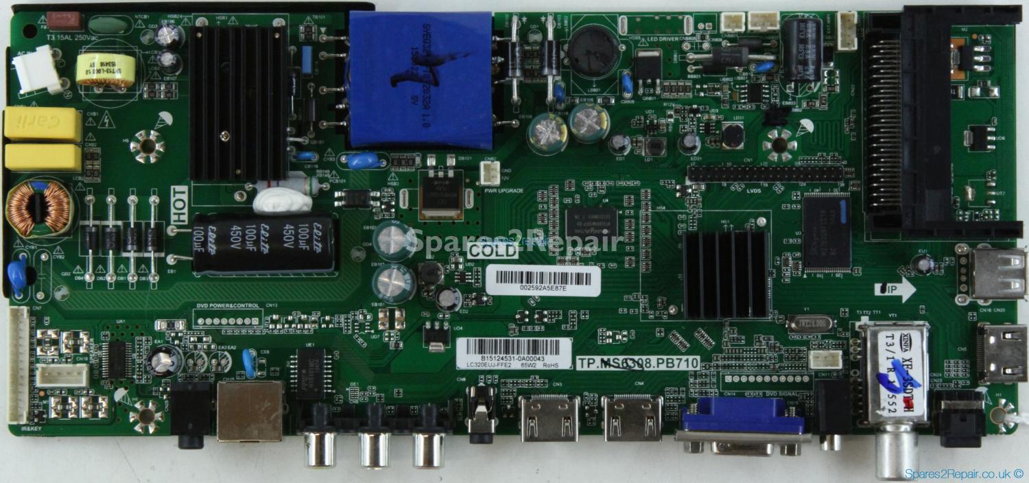 Sharp LC-32CFE6131K - Main AV - TP.MS6308.PB710 - B15124531 - LC320EUJ-FFE2 - 08Q-3 CVTE