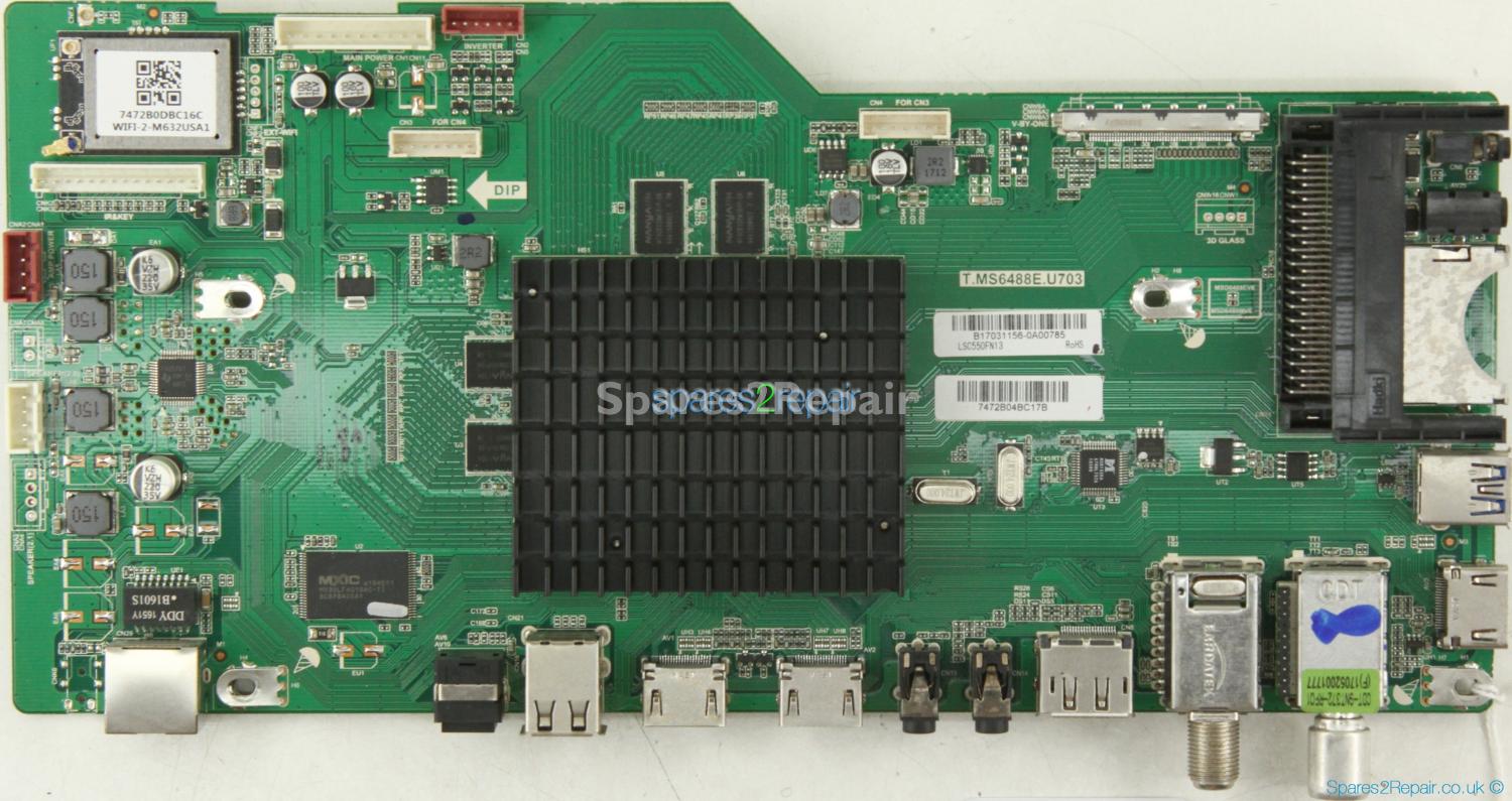 Sharp LC-55CUG8052K - Main AV - B17031156 - T.MS6488E.U703 - LSC550FN13