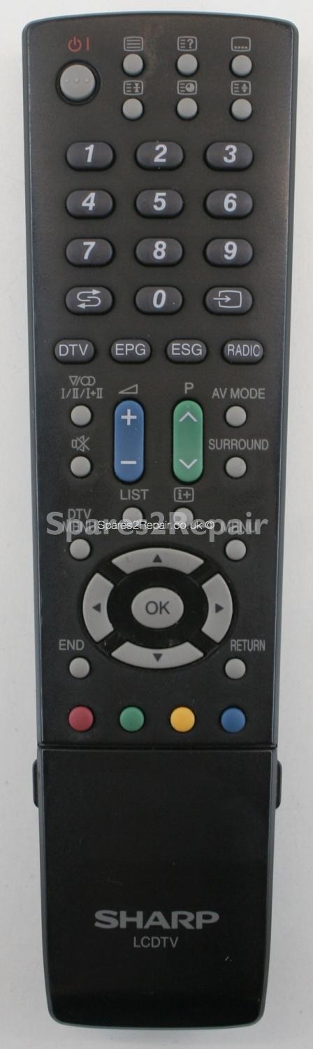 Sharp GA538WJSA Remote Control (Original)