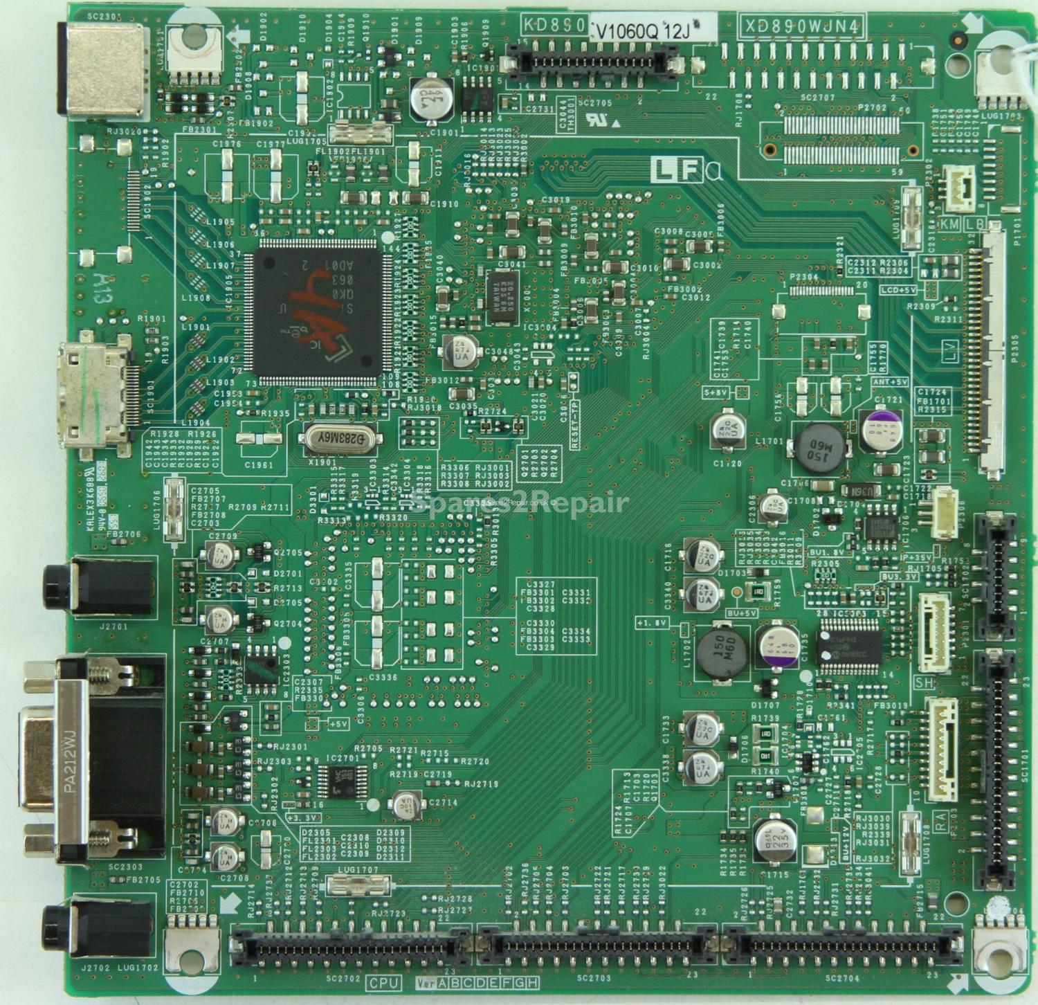 Sharp LC-26SA1E - Board - KD890 - XD890WJN4