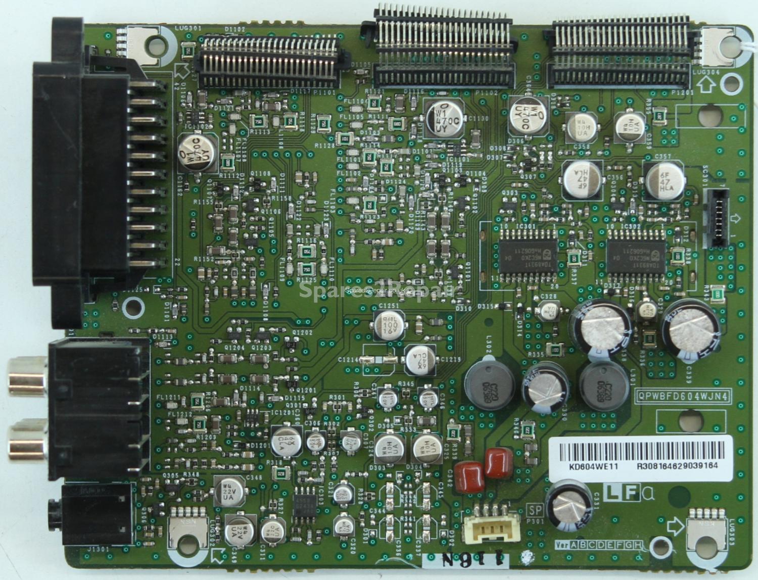 Sharp LC-42XD1E - AV Inputs - KD604WE11 - QPWBFD604WJN4