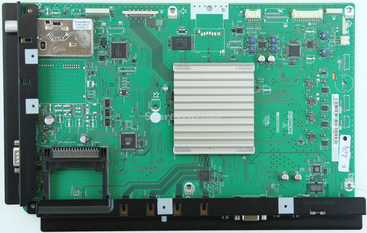 Sharp LC40LE811E - Main AV - F555WE01 - QPWBXF555WJZZ