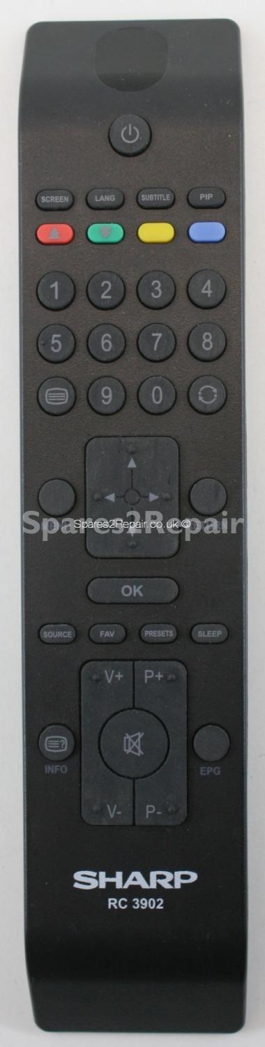Sharp RC3902 RC-3902 RC 3902 Remote Control (Original)