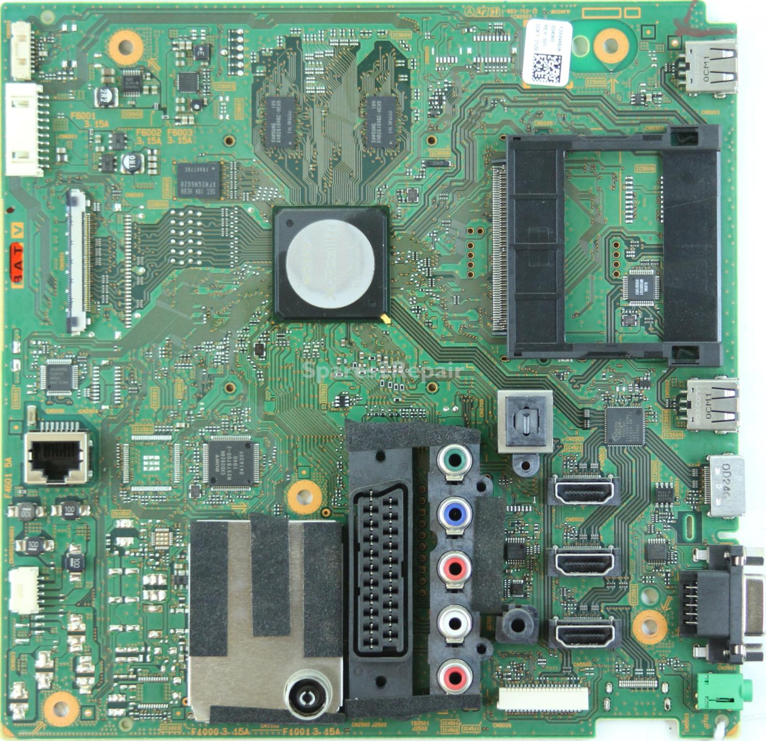 Sony KDL-40EX723 - Main AV - Y2009480A - REV:101 - 1-883-753-12