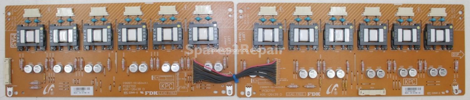 Sony KDL-46S2530 - Inverter - CSN307-10 - PCB2700 - A06-126438 D - PCB2701 - A06-126439 D