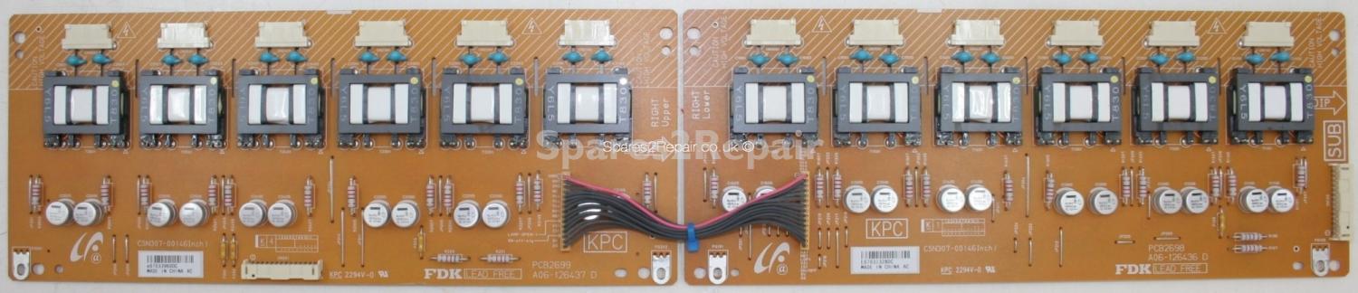 Sony KDL-46S2530 - Inverters - PCB2698 - PCB2699 - A06-126436 D - A06-126437 D