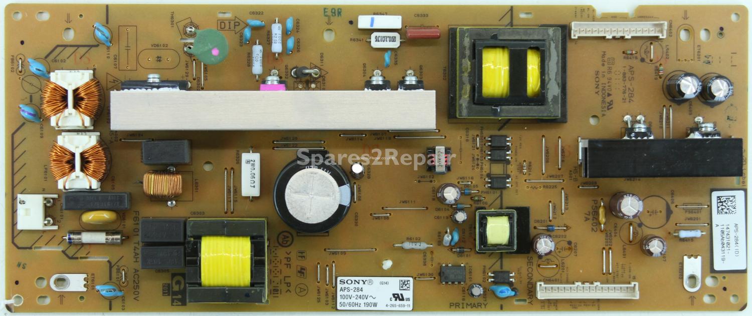 Sony KDL-40BX420 - PSU - 4-265-659-11 - APS-284 - 1-883-776-21 - 147431021