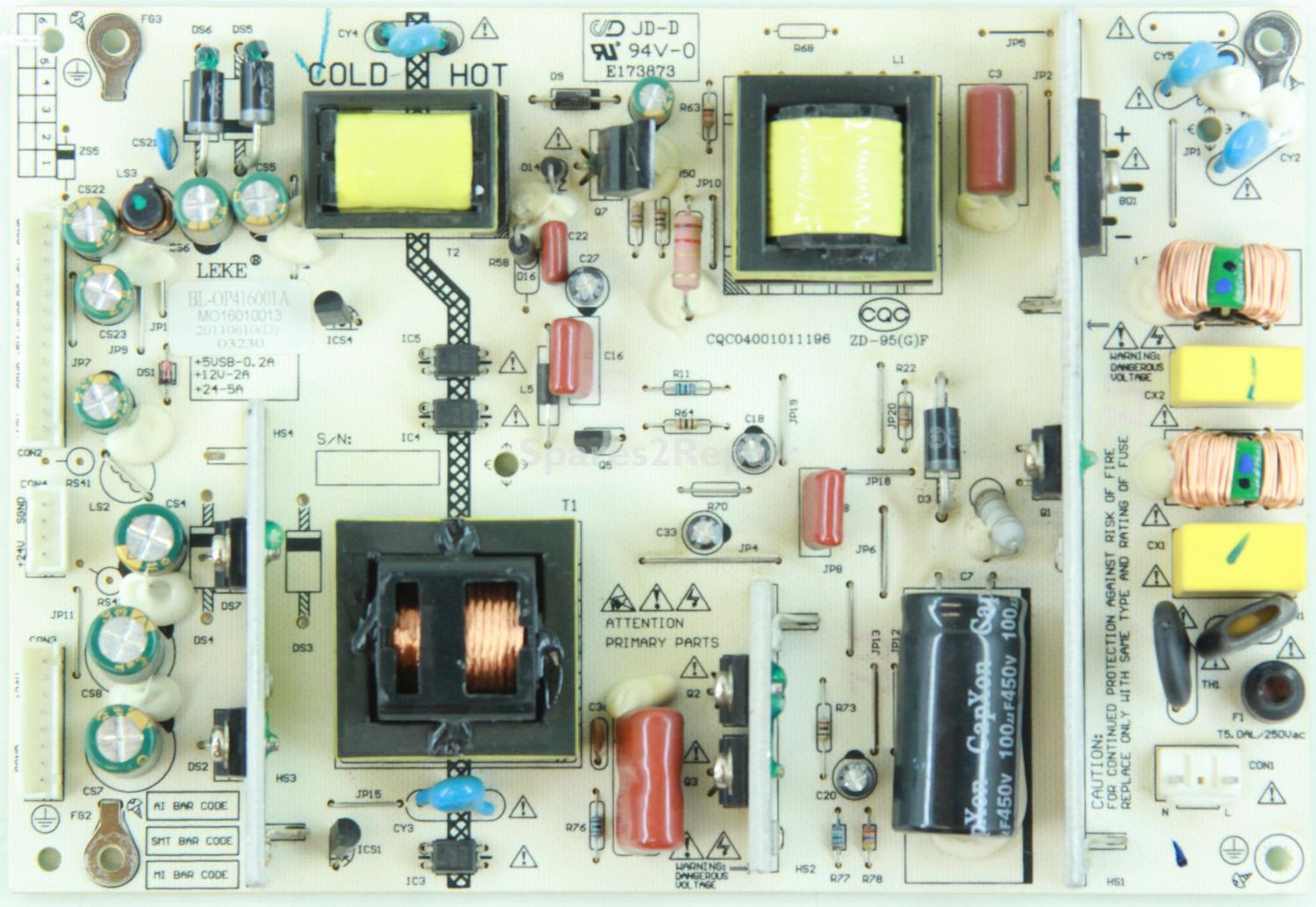 Technika X32/58G-GB-TCU-UK - PSU - BL-OP416001A - 20110610 - CQC0400101196