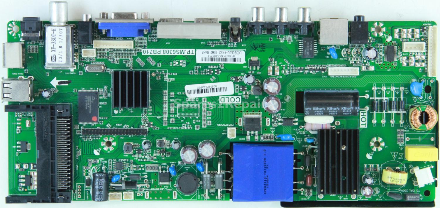 Technika 32F22W-FHD/DVD - Main Board - B15031112 - TP.MS6308.PB710 - 4502386-3 - LC320EUJ-FFE2
