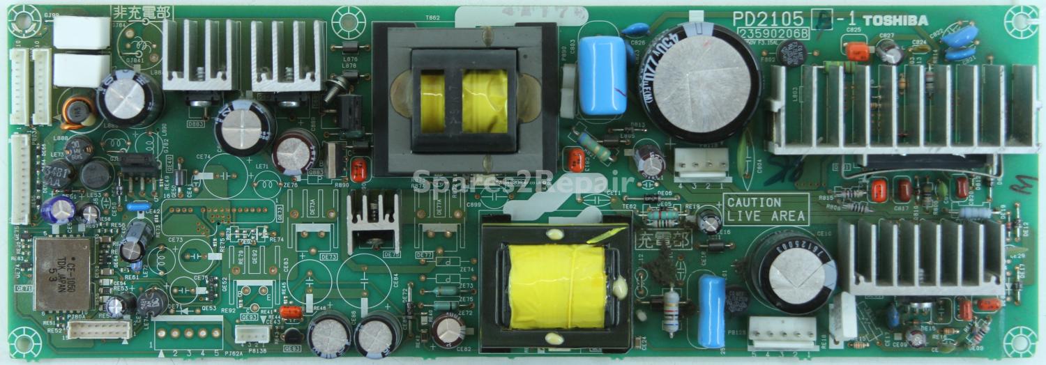 Toshiba 37WL56P - PSU - PD2105 B-1 - 23590206B