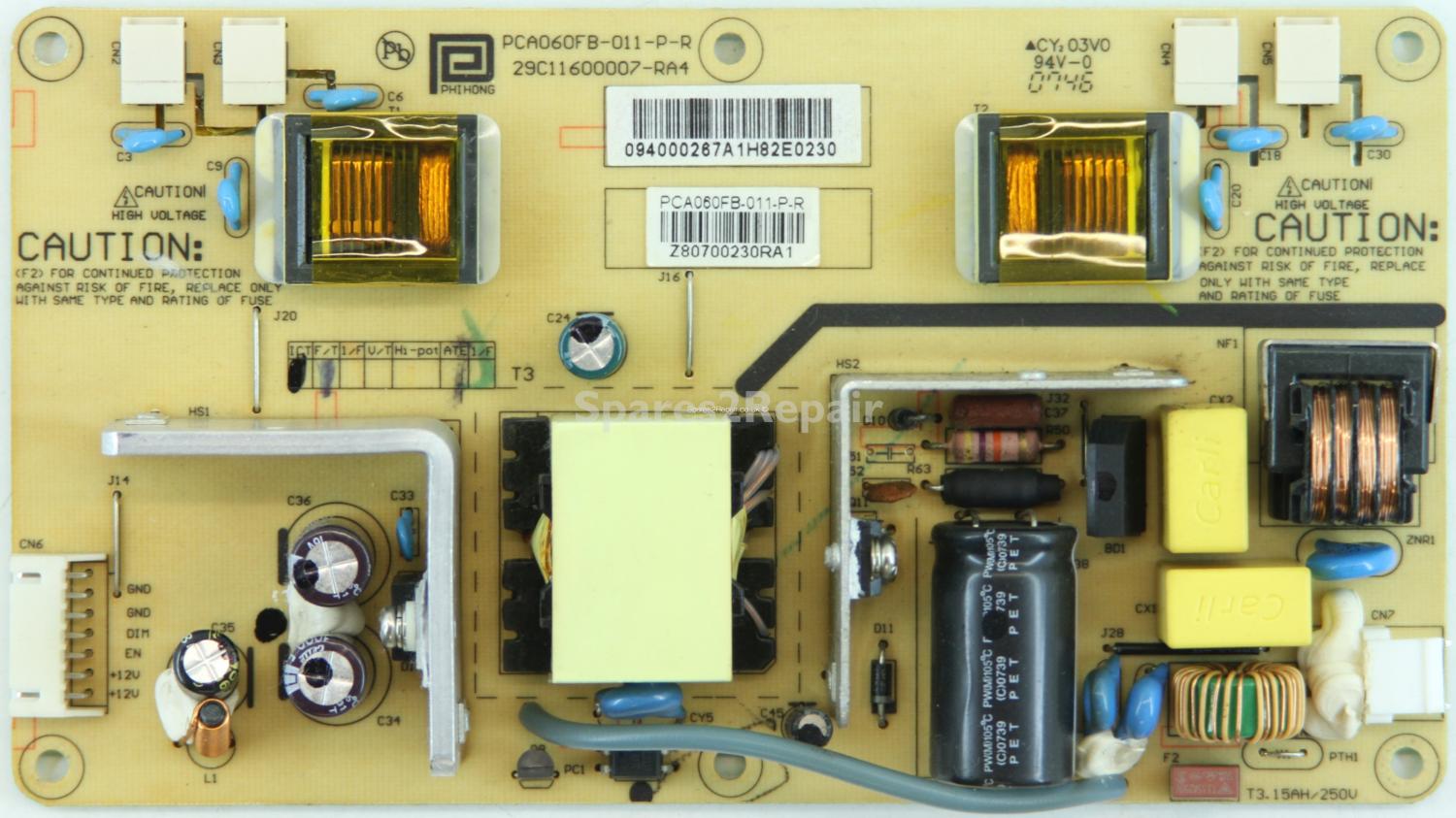 Wharfedale LT22T1CBW - Power Inverter - PCA060FB-011-P-R - 29C11600007-RA4